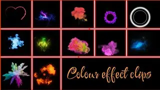 Awesome colour effect clips, No copyright - free video, NP Creative, Green screen effect