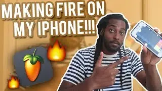 Making a Beat on MY IPHONE using FL STUDIO MOBILE APP