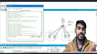 How To Configure Router On Stick Inter-VLAN Routing in Hindi