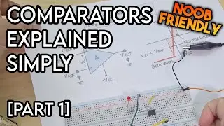 Op amp Comparators - Basic Explanation For Noobs