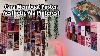 Cara Membuat Poster Aesthetic Pajangan Dinding Kamar #poster #tutorial