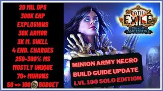 EXPLODE Maps with this Minion Army Necromancer - Build Guide Update PoE 3.22 Trial of the Ancestors