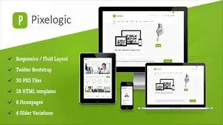 Pixelogic - Responsive Multipurpose HTML Template | Themeforest Website Templates and Themes