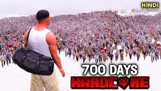 I Survived 700 Days In a ZOMBIE APOCALYPSE In GTA 5..