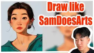 Art study of Samdoesarts | Procreate timelapse