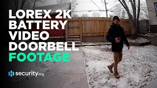 Lorex 2K Battery Video Doorbell | Sample Recordings