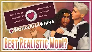 IS THIS THE MOST REALISTIC MOD FOR THE SIMS 4?! | WONDERFUL WHIMS MOD REVIEW