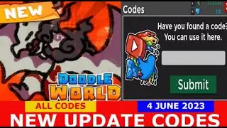 *NEW UPDATE CODES* [NEW DOODLES] Doodle World ROBLOX | ALL CODES | June 4, 2023
