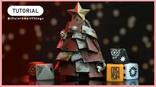 Post Apocalyptic Christmas Tree | JDiction #ResinCrete