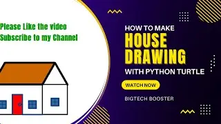 Draw House with #python #short #drawhouse