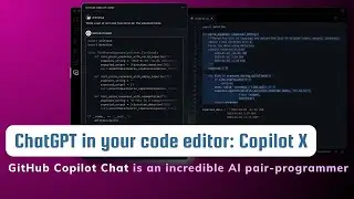 Copilot Chat Demo | Copilot X: best AI pair programmer!