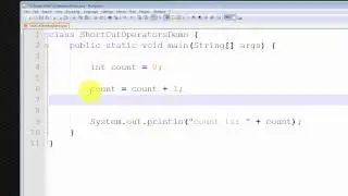 Java Tutorial - How to use Shortcut Operators