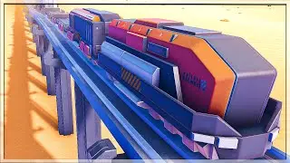I FORCED So Many Trains To Transport INFINITE Resources | Infraspace