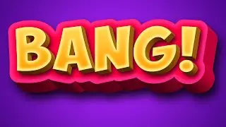Photopea Tutorial - Cute 3D Text Effect