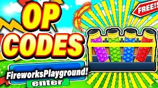 ALL NEW *SECRET CODES* IN ROBLOX FIREWORKS PLAYGROUND (new codes in roblox Fireworks Playground) NEW