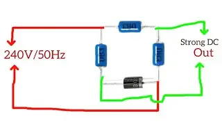 DIAC bridge rectifier AC to clean DC