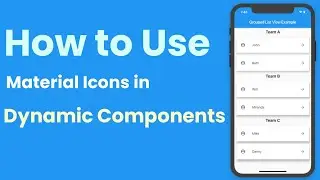 How to Use Material Icon Dynamic Component Extension in Kodular | Kodular Tutorial |