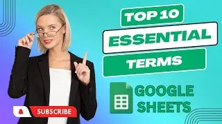 Google Sheets Tutorial for Beginners: Top 10 Essential Terms You Need to Know! @google_sheet