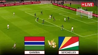 🔴LIVE : Gambia vs Seychelles Live Football Match Today I FIFA World Cup Qualifier I PES 21 GAMEPLAY