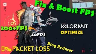 Valorant packet loss problem Fixed - Reduce Ping *No LAG* Optimize PC - Boost FPS 2021