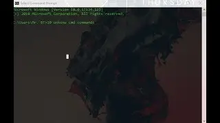 Top 10 unknown cmd command windows10,7,8,8.1 💻