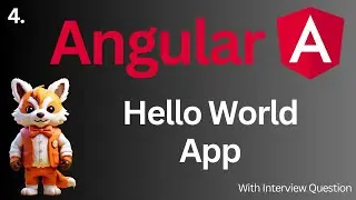 Hello World App Angular tutorial #4  | Complete Angular 17+ Course