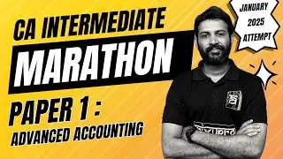 CA Inter Marathon Revision with RTP & MTP | Advanced Accounting | Sept 2024 I English | CA Sandesh