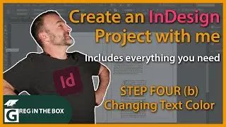 InDesign STEP 4b  Changing Text Color