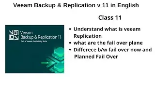 Veeam backup and replication tutorial | Veeam Replication Job on Veeam Backup | Veeam failover-Eng