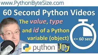 The value, type and id of a Python variable