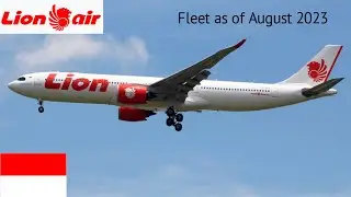 Lion Air Fleet as of August 2023