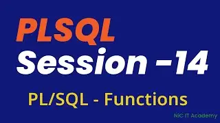 Oracle PL/SQL Tutorial Day -14 ✅ Stored Functions in Oracle PLSQL✅ PL/SQL Interview Questions