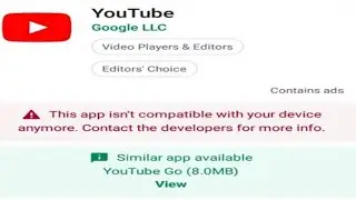 This App Isn't Compatible With Your Device Anymore Contact The Developers For More Inf