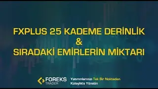 FXPlus 25 Kademe Derinlik & Sıradaki Emirlerin Miktarı