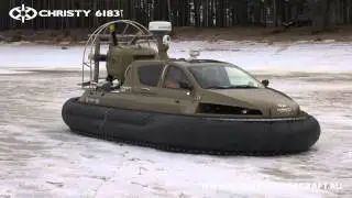 Russian Military Hovercraft Christy  6183 (21.02.2014) / Катер на Воздушной Подушке Christy  6183