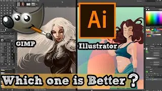GIMP vs Adobe Illustrator Which is Better