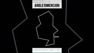 Angle Dimension pline #civilengineering #architecture #autocad #cadtipstricks #cadtips