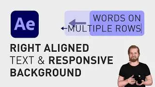 How to right align text in After Effects