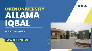Allama Iqbal Open University | Admission Open Fall 2023