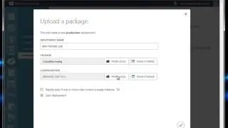 Global Render Lab -- Configuring and Deploying the Deployment Package to Windows Azure