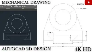 AutoCad Drawing | Autocad 2d tutorial for beginners | Autocad 3d Drawing | CAD by Ahid | 