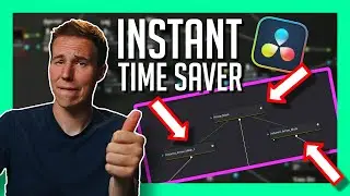 Save TIME in Fusion with Instances - Duplicating Nodes but Better in Blackmagic Fusion