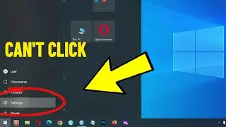 Fix Cant Click Settings in Windows 10 | How To Solve Windows 10 Settings App Not Opening ⚙️✅