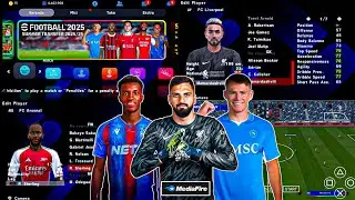 eFootball PES 2025 PPSSPP NEW TRANSFERS CAMERA PS5 🔥🔥🔥