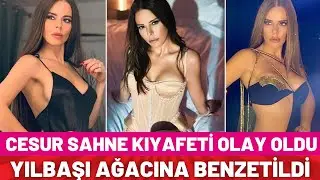 Simge Sağın'ın cesur sahne kıyafeti Instagram'ı resmen salladı!