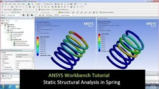 ANSYS workbench tutorial - Static Structural Anlysis in Spring