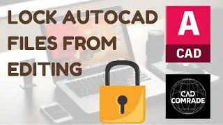 how to lock AutoCAD file from editing ??