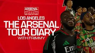 THE ARSENAL TOUR DIARY | Behind the scenes, Timber, Bournemouth, Nwaneri, legends & more in LA