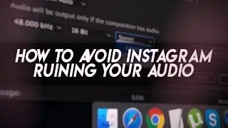 HOW TO AVOID INSTAGRAM AUDIO R*PE | AE Tutorial