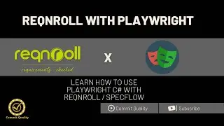 How to convert Playwright to Reqnroll BDD tests (Including Specflow)